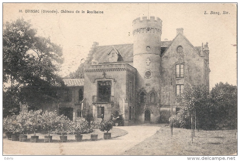 QUINSAC  Château De La Boulbaine - Neuve TTB - Gradignan