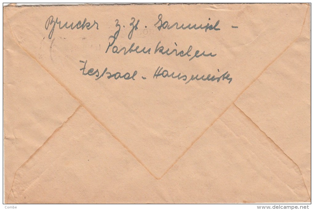 1944 LETTRE ALLEMAGNE. DEUTSCHES REICH. GARMISCH-PARTENKIRCHEN/ 5642 - Hiver