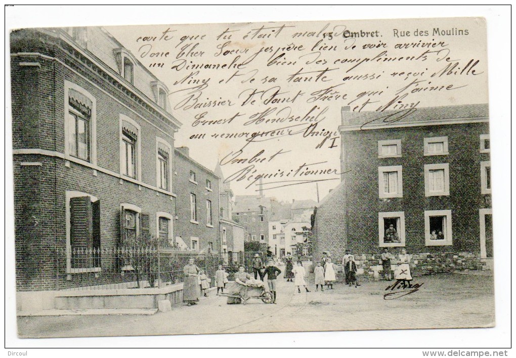 29668 -    Ombret  Rue Des  Moulins   -  2  Scans - Amay