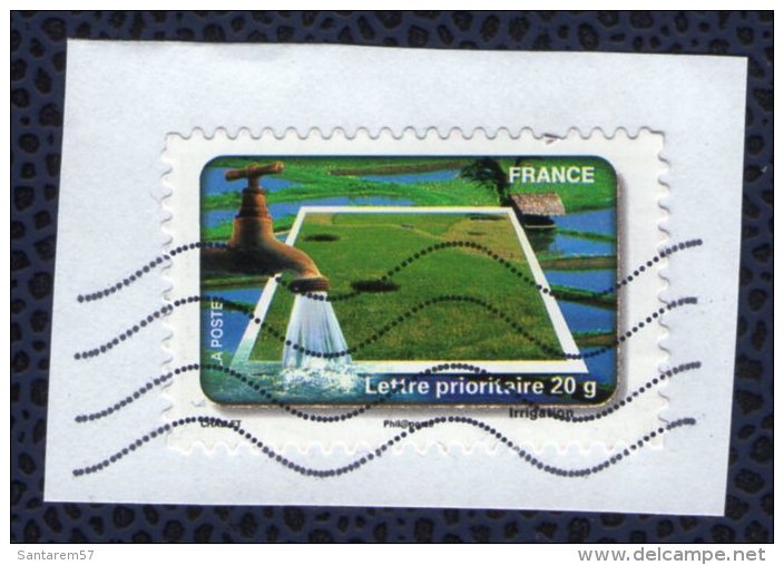 France 2010 Oblitéré Used Stamp Protégeons L'eau Irrigation Y&T 409 - Oblitérés