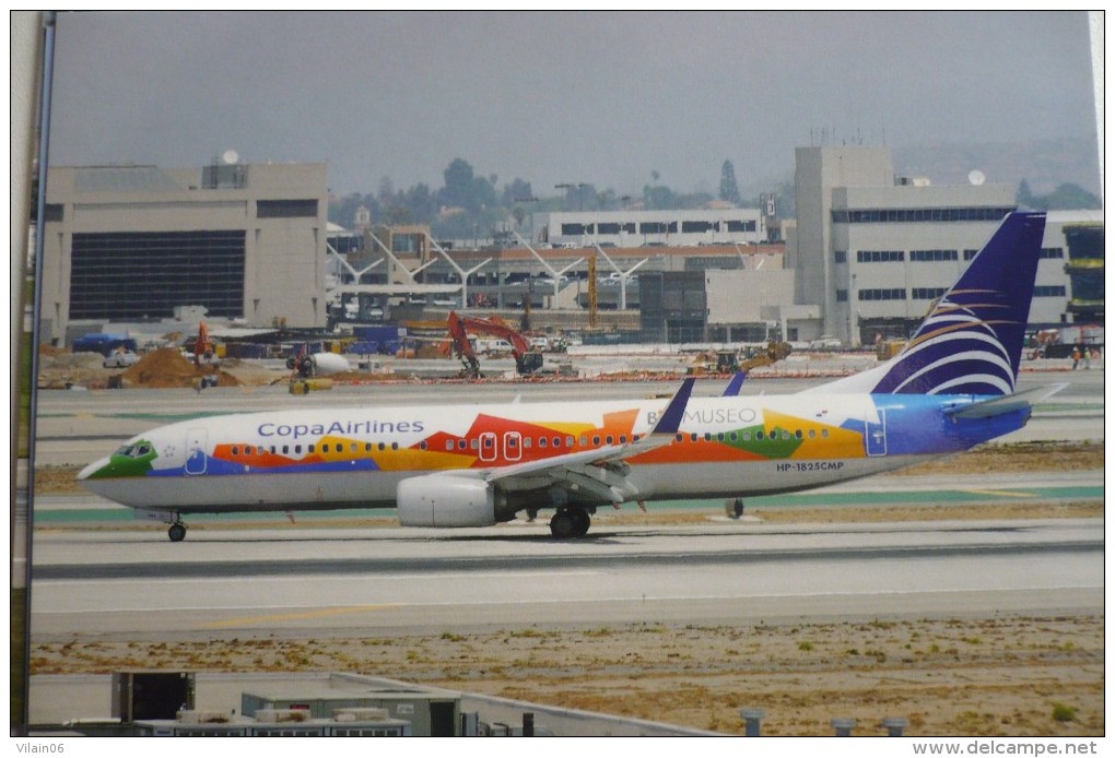 COPA  AIRLINES B 737 800  HP 1825CMP  LOS ANGELES   AIRPORT - 1946-....: Modern Era