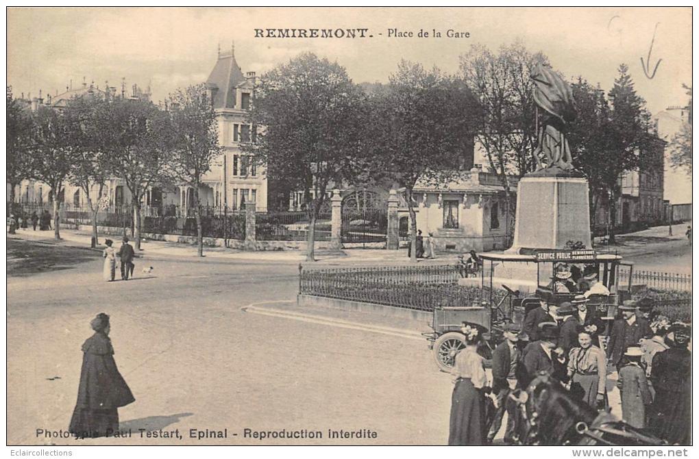 Remiremont    88     Place De La Gare  Service Automobile  Remiremont Plombières (voir Scan) - Remiremont