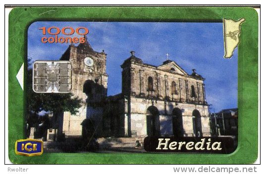 @+ TC Du Costa Rica : Eglise HEREDIA - 400 000ex - 05/01 - Costa Rica