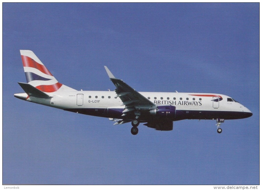 BRITISH AIRWAYS, EMBRAER ERJ 170, Unused Postcard [14821] - 1946-....: Moderne