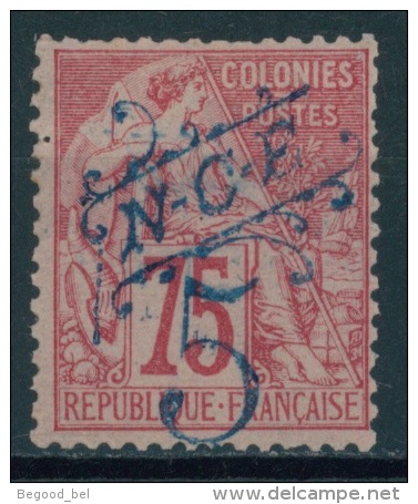 NOUVELLE CALEDONIE  -  MVLH/* - 1892 - Yv  39 TRES PETITE CHARNIERE SEE SCAN  - Lot 10981 - Gebraucht