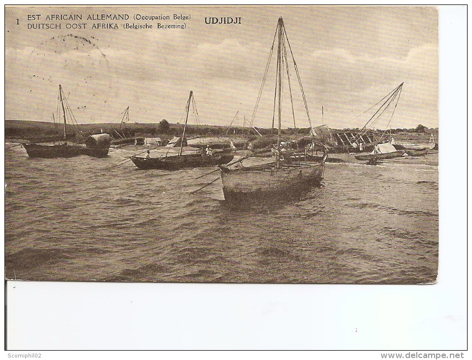 Ruanda -Urundi - Bateaux De UDJIDJI ( EP De 1919 à Voir) - Covers & Documents