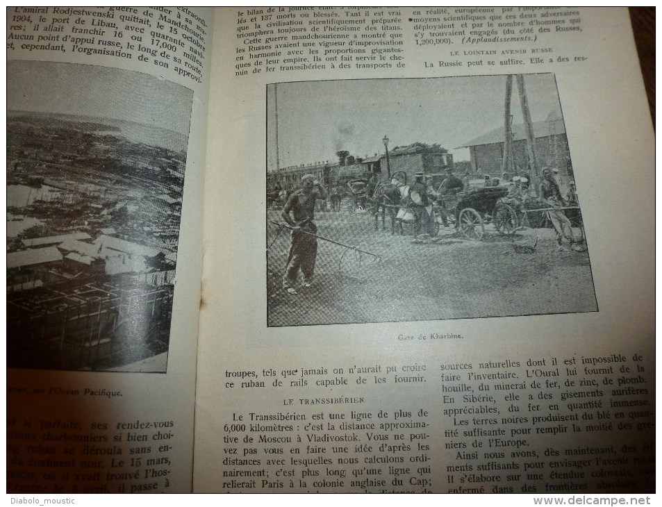 1909 JDUDA :Napoléon;La ferme des quatre Bras;RUSSIE (Le wagon-église; Port-Arthur);Wagner;La chapelle de Saint-Mesmin