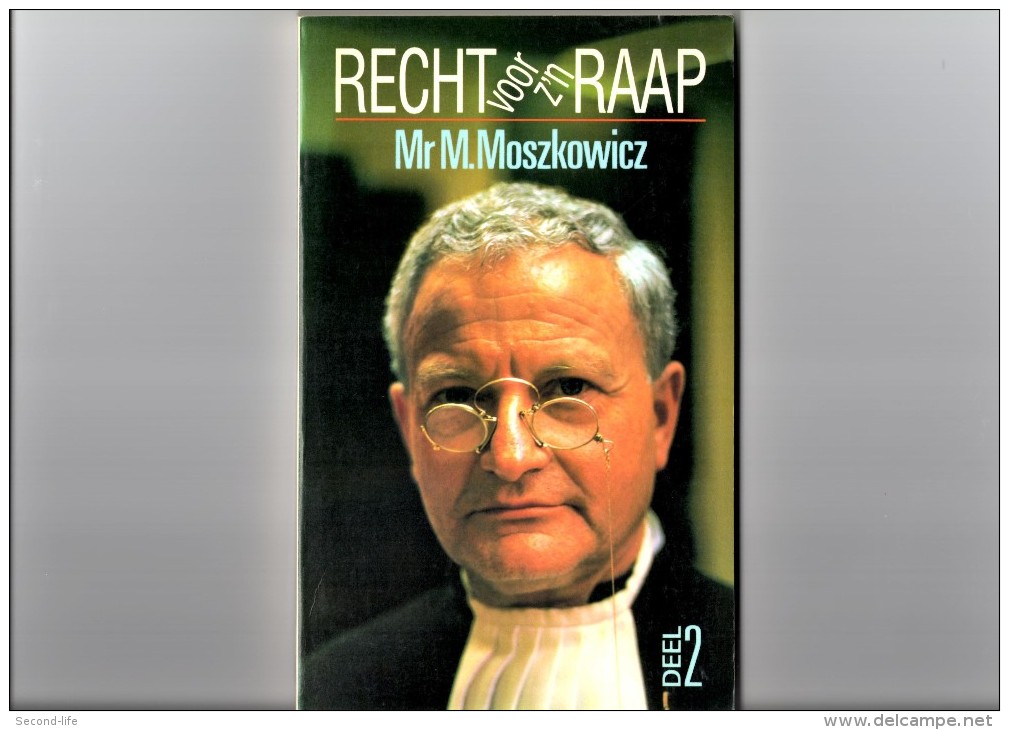 Recht Voor Z.n Raap Deel 2 Door Mr. M.Moszkowicz Uitgeverij Teleboek A'dam - Letteratura