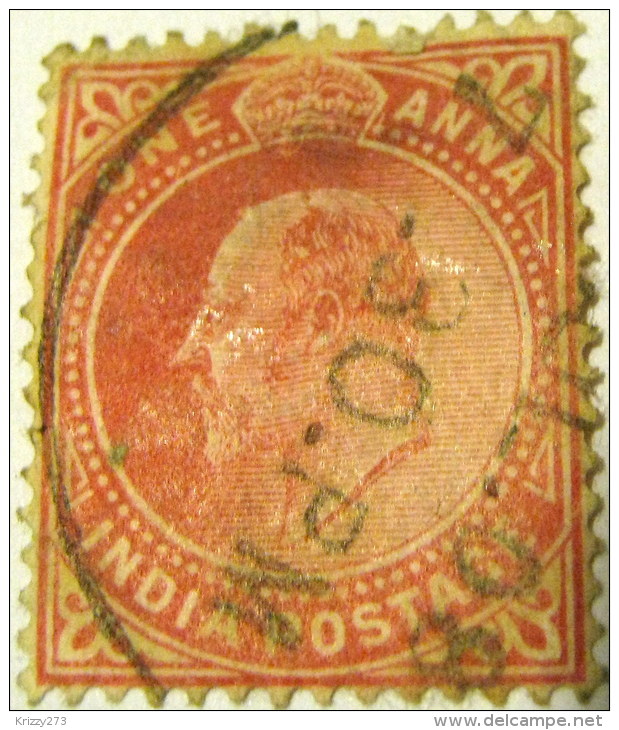 India 1902 King Edward VII 1a - Used - 1902-11  Edward VII