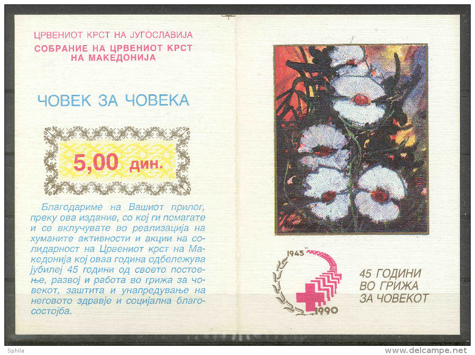 Jugoslawien – Yugoslavia 1990 Postal Tax – Solidarity Perforate And Imperforate Booklets Used (special Red Cancel) - Markenheftchen