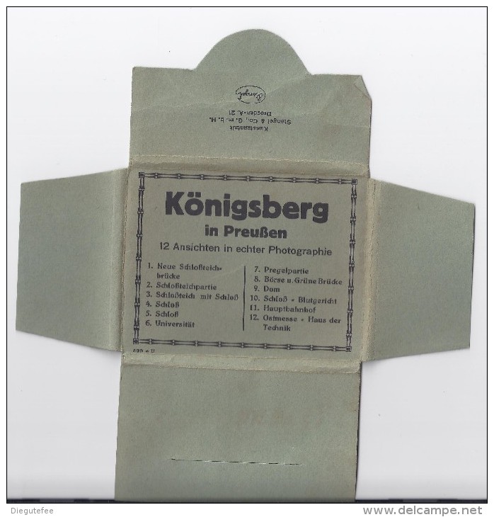 KÖNIGSBERG 12 KLEINBILDER ANSICHTEN 772