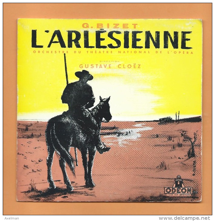 45 T ODEON: L' Arlesienne De Bizet , Orchestre Du Théatre National De L' Opera - Classique