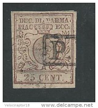 ITALIE - TIMBRE 1854 Y.T. Nº 10 OBLITÉRÉ / AMINCI - Parma