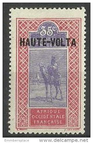 Upper Volta - 1920 Upper Senegal & Niger Overprint 35c  MH *  SG 68 - Nuovi