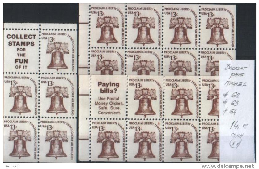 Booklet Panes- Lot  MNH (**) - 1941-80