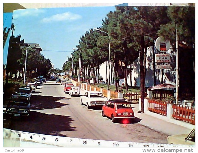 LIDO DI SPINA  VIA TINTORETTO AUTO CAR MINI MINOR  VB1973  EP11696 - Ferrara