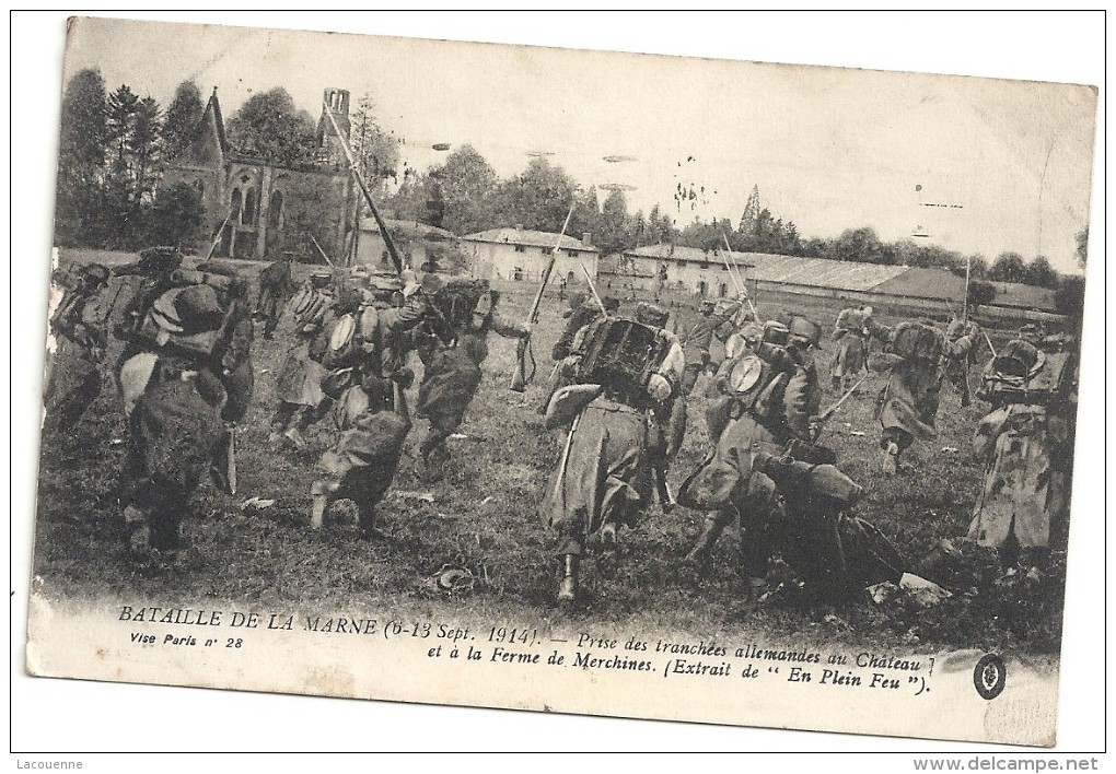 T 3906  FERME DE MERCHINES PRISE DES TRANCHEES ALLEMANDE Lisle En Barrois - Guerre 1914-18