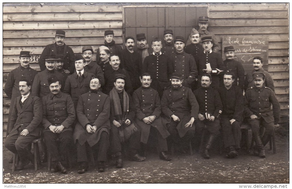 CP Photo Décembre 1915 Camp De GUSTROW - Un Groupe De Prisonniers Français (photo Louis Postif) (A93, Ww1, Wk 1) - Weltkrieg 1914-18