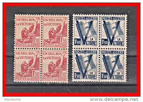 ALGERIE  1943    N198 / 99 X 4 Exemplaire   Neuf  X X - Neufs