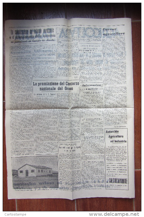 GIORNALE AGRICOLTURA FASCISTA_SETTIMANALE DI ECONOMIA TECNICA E PROPAGANDA AGRARIA_ROMA 1940 - Materiale E Accessori