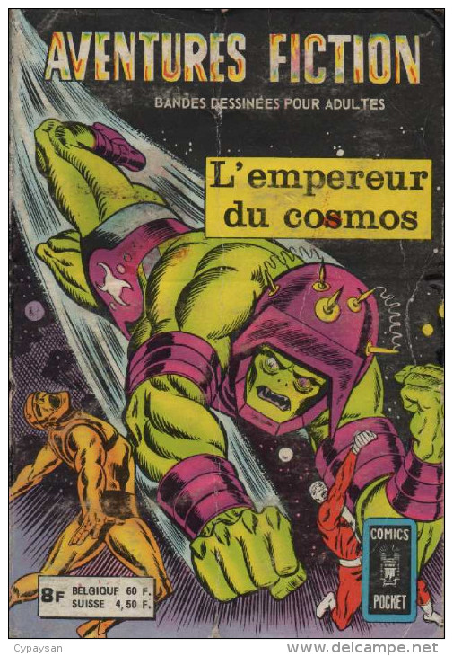 AVENTURES FICTION Recueil 3024 ( 44 + 45 ) BE AREDIT 07-1975 COMICS POCKET - Aventuur Fictie