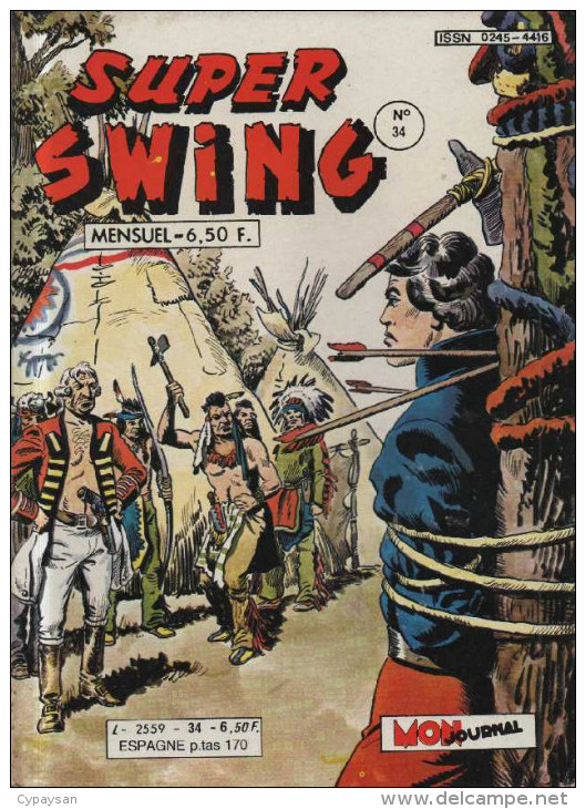 SUPER SWING N° 37 BE MON JOURNAL 08-1984 - Captain Swing