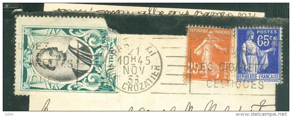 Vignette  Reine Astrid ( Defectueuse ) Sur LAC De Paris XII RUE CROZATIER EN 1938 - Mala34011 - Briefmarkenmessen