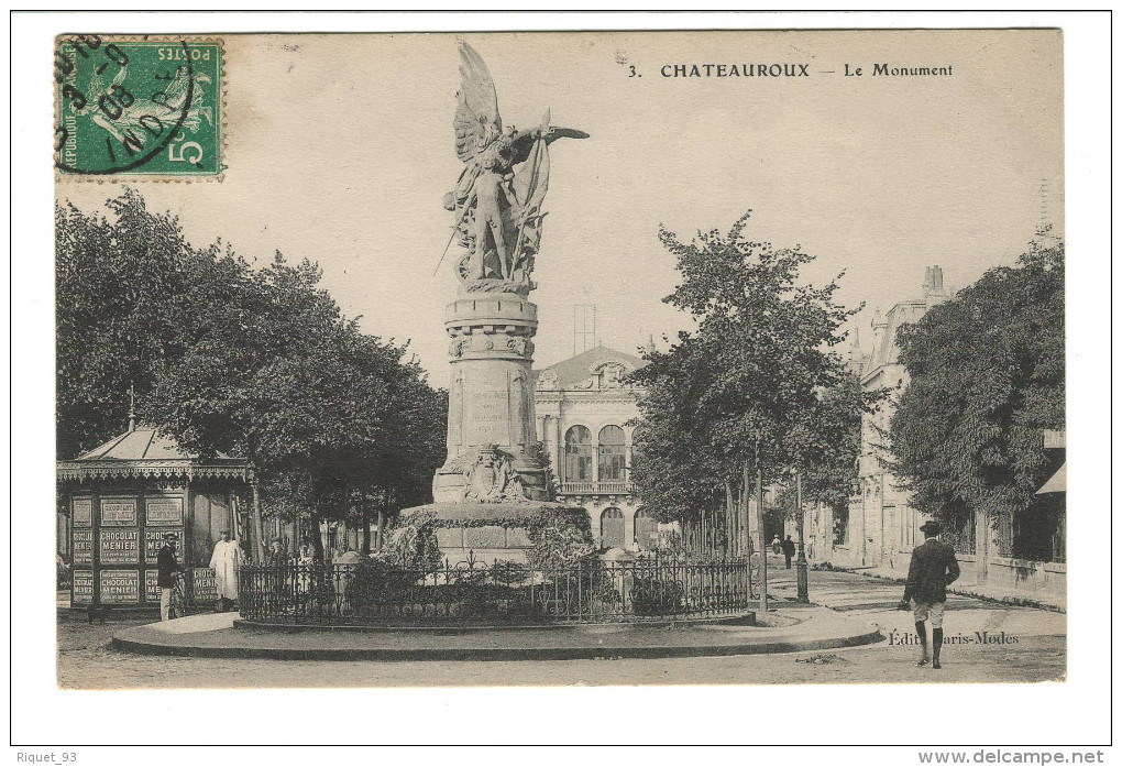 3 - CHATEAUROUX - Le Monument - Chateauroux