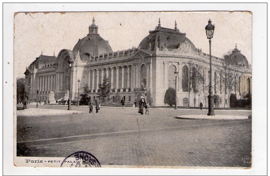CPA/AZ738/PARIS LE PETIT PALAIS 1904 - District 08