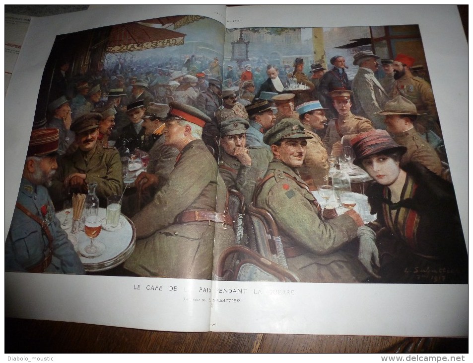 1918 British Jerusalem;Curé-soldat;MARIE de Roumanie;Italiens Mt-Tomba;Café de la Paix(litho Sabattier);Maison-Demain