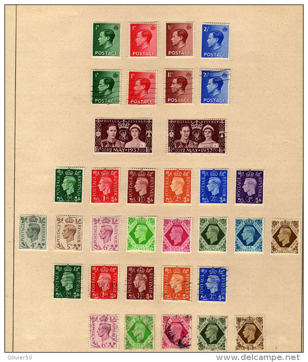 Grande-Bretagne (1936-47)  - "George VI" Neufs* & Oblit - Unused Stamps