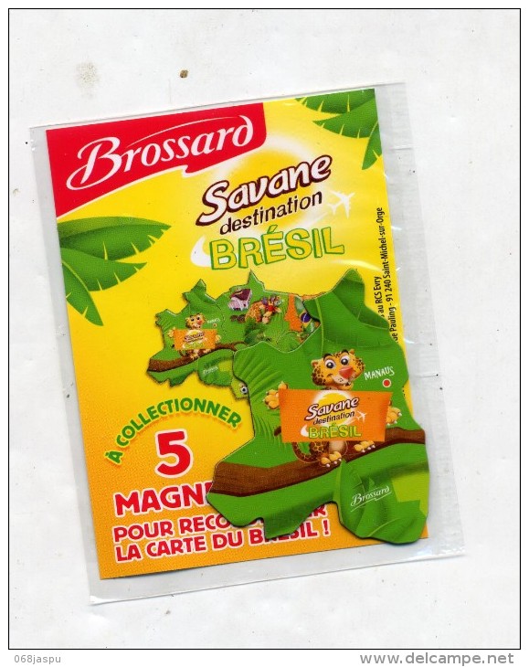 Magnet Biscuit Brossard Savane Bresil Tigre - Magnets