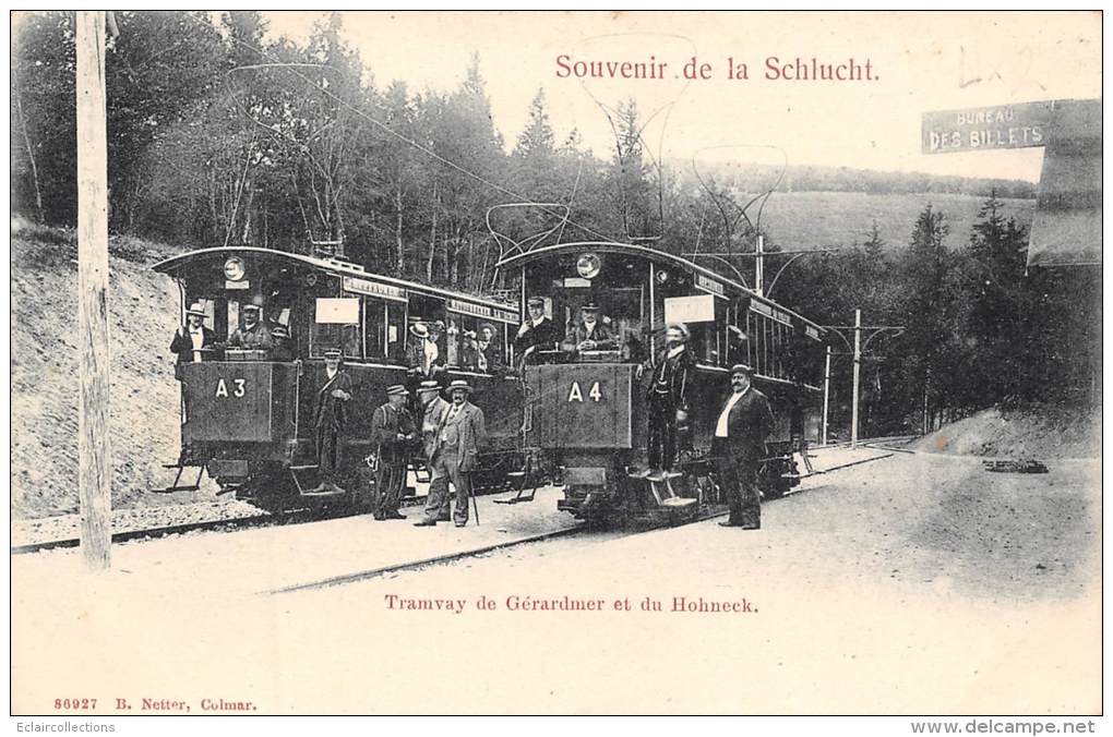 La Schlucht      88       Le  Tramway électrique   De Gerardmer Et Du Hohneck - Sonstige & Ohne Zuordnung