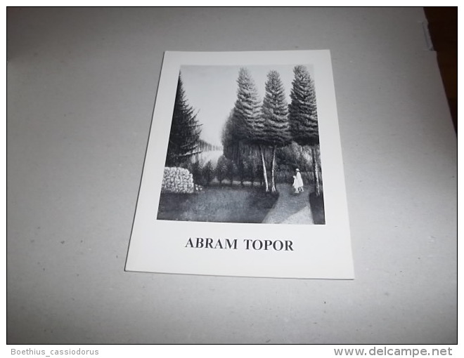 ABRAM TOPOR : Petit Catalogue Introuvable (voir Détail) - Art