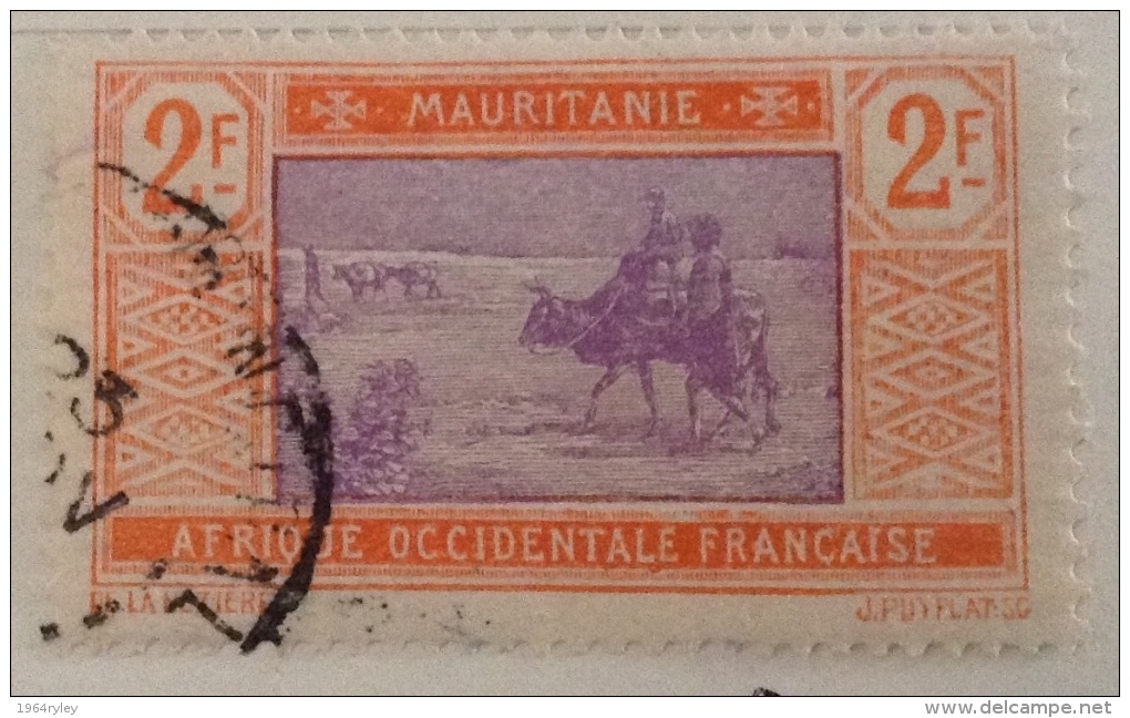 Mauritania Used (0) 1913-1918 Sc 52 - Otros & Sin Clasificación