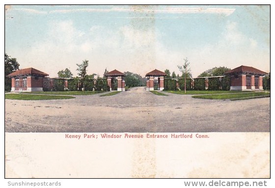 Keney Park Windsor Avenue Entrance Hartford Connecticut - Hartford