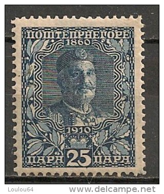 Timbres - Montenegro - 1910 - 25 P. - Montenegro