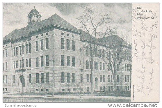 Crosby High School Waterbury Connecticut 1906 - Waterbury