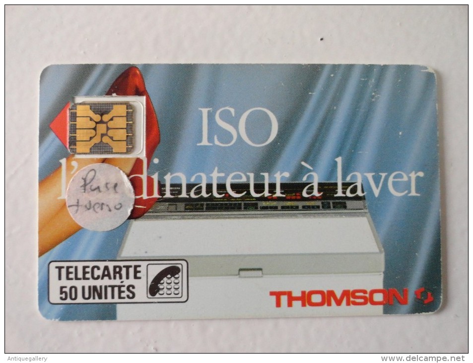 RARE : DEPORT DE PUCE  ET COURONNE AU DOS ETC. SUR ISO THOMSON SC4on 50U - Varietà