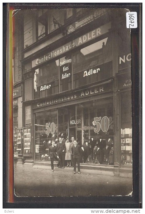 SAARBRÜCKEN - CONFECTIONSHAUS ADLER - TB - Saarbruecken