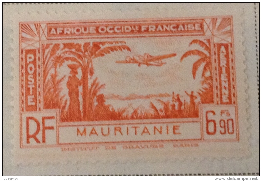 Mauritania MH* 1940 Yv PA1/5 - Andere & Zonder Classificatie