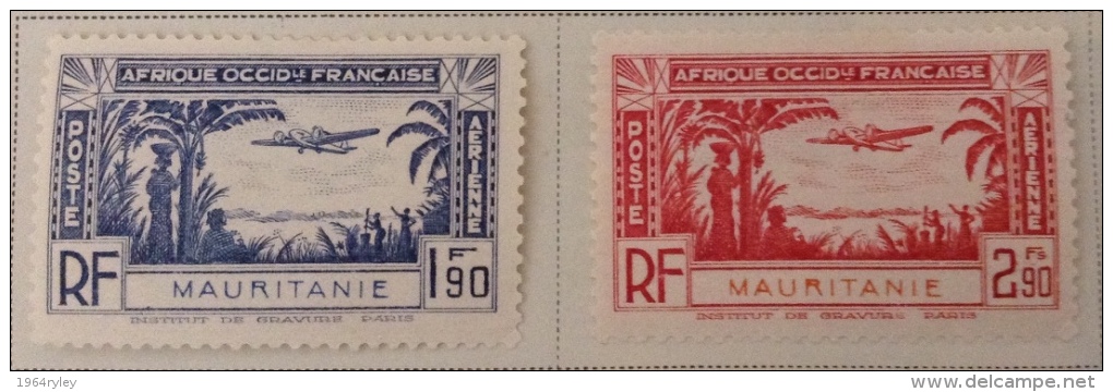 Mauritania MH* 1940 Yv PA1/5 - Autres & Non Classés