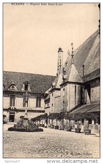 CPA BEAUNE - HOPITAL SALLE SAINT LOUIS - Beaune