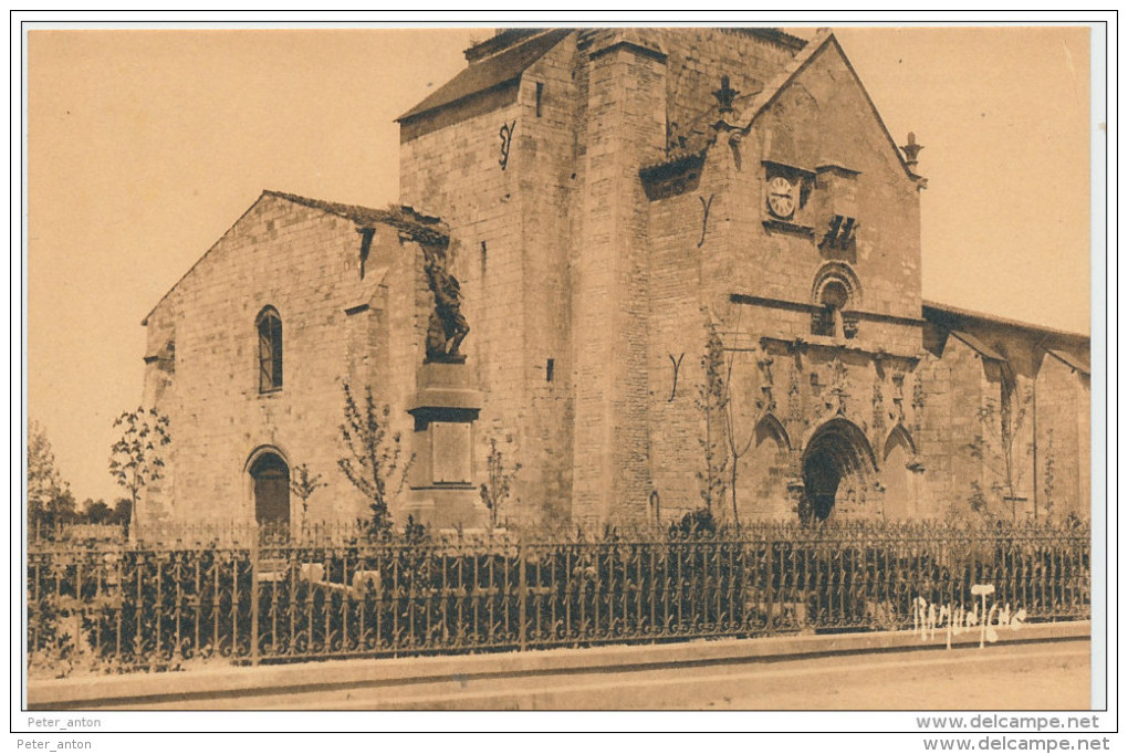 Fontenay-Rohan-Rohan (Deux-Sèvres) L'église Romane - Inédit Sur Delcampe Semble-t'il. - Frontenay-Rohan-Rohan