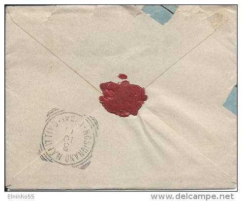 1901 Regno  C. 20 + 5 Umberto Da Siena Per Rosignano Marittimo - Storia Postale