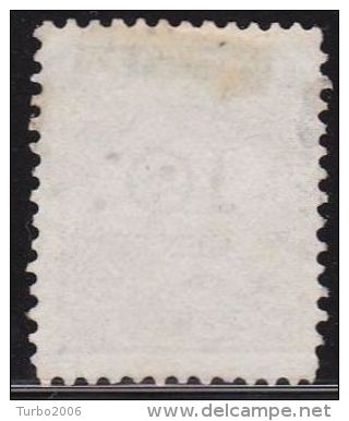 1881-1887 Portzegels Lichtblauw / Zwart Cijfer : 10 Cent NVPH  P 7 B II - Strafportzegels