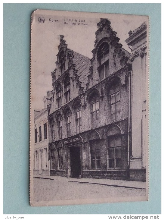 L'Hôtel De Gand Ghent à Ypres Te Ieper ( Thill ) Anno 1923 ( Zie Foto Voor Details ) ! - Ieper