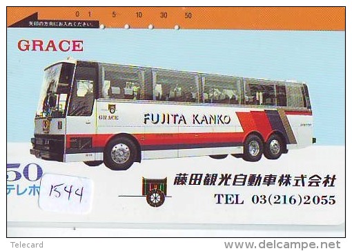 Télécarte Japon * BUS * Japan Phonecard * Auto * Car (1544)  Voitures * Telefonkarte - Automobili