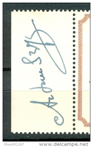 Israel - 1950, Michel/Philex No. : 39-40, SIGNED BY DESIGNERS - MNH - *** - Full Tab - Non Dentellati, Prove E Varietà