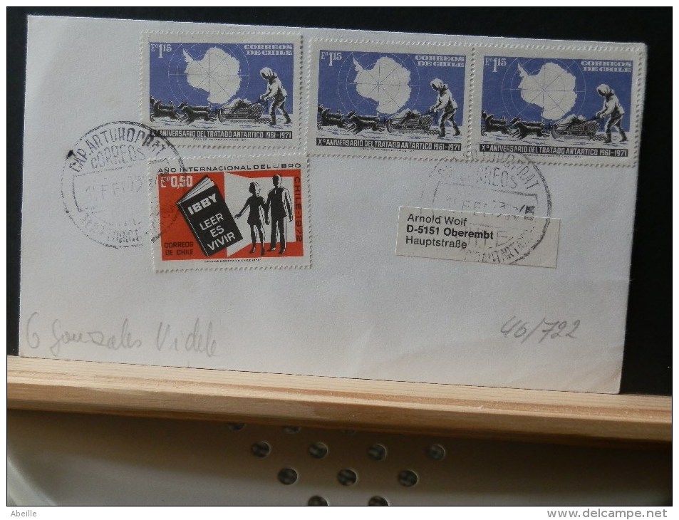 46/722   LETTRE  ARGENTINA - Traité Sur L'Antarctique